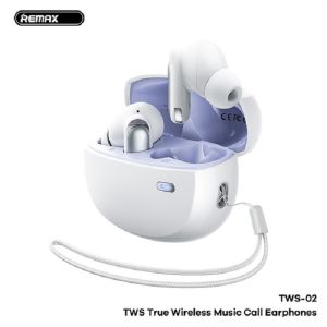 Remax TWS-02 Wireless Bluetooth V5.4 Earbuds Hi-Fi Quality Music Call Earphones