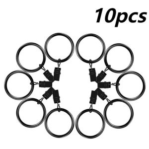 10PCS Curtain Clip Curtain Ring Clip Openable Curtain Rod Clip Decorative Drapery Curtain Rod Rings