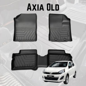 Axia 2014-2022 MAGIC MAT 5D TPE Carpet Car Mat Karpet Kereta