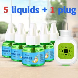 5Pcs Baby Mosquito Repellent Electric Mosquito Repellant Tasteless Smokeless Safety Health
