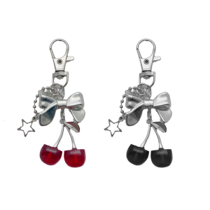 Elegant Charm Cherrys Bag Pendant Fashion Decoration Portable for Women with Sturdy Alloy Designs for Everyday Use