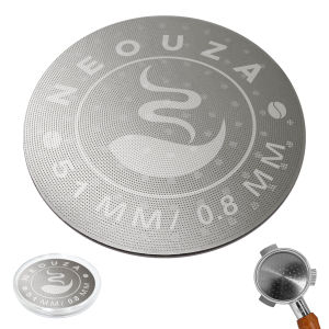 NEOUZA V3 Espresso 51/53/58mm Puck Screen 0.8mm Thickness Mesh Resuable Filter Stainless Steel for Barista Coffee Portafilter Basket