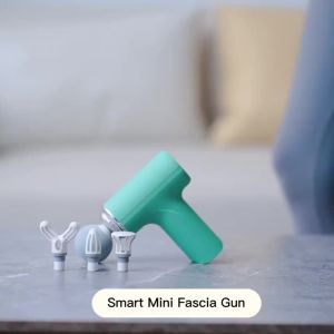 Inligent Massage  Mini Fascia  Portable 6 Speeds Percussion Muscle Massager Low Noise Back Neck Pain Relief Relaxation