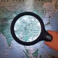 Kính Lúp Cầm Tay Ống Kính Cực Lớn 90Mm 120Mm 138Mm, Kính Lúp Chiếu Sáng Với 10 12 Đèn LED Reading Magnifying Glass. 