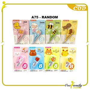 ONE-A75 Correction Tape Students Tipex Kertas Perlengkapan Sekolah Karakter Hewan Lucu / Tipex Roll