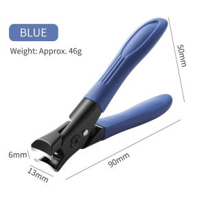 Large Opening Nail Clippers Gray Nail Trimmer Thick Nails for the Elderly Individual Household Nail Clippers Durable