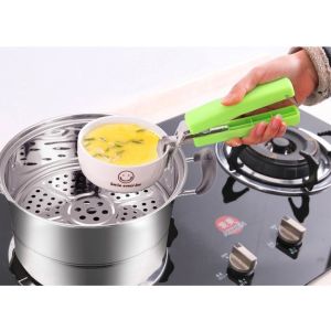 Anti Hot Clip Clamp Pengapit Mangkuk Anti Panas Stainless Steel 防烫取碗夹