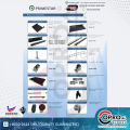 [READY STOCK] Primestar 28U 19inch Floor Standing Server Rack, Perspex / Perforated Door (SIRIM). 