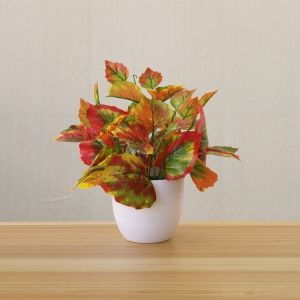 DRPT37 Pot Tanaman Hias Bunga Hias Plastik Ornamen Pot Bonsai Artificial Flower Decoration