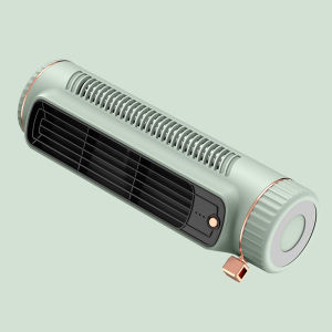 USB Desktop Air Conditioning Fan Portable Bladeless Mute for Living Room Bedroom Office Head Shaking Adjustable Vertical AutomaticAir-Conditioner Multifunctional Circulating Fan