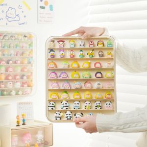Hộp Đựng Mô Hình Pop MartBubble Mart Mini Treo Tường Bảo Quản Đồ Chơi Chống Bụi Chống Nước