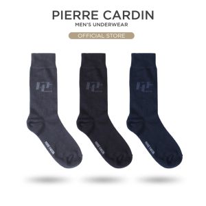 Pierre Cardin Full Length Anti-Bacterial Bamboo Casual Socks - Assorted Colour (3 Pairs) PS6264C