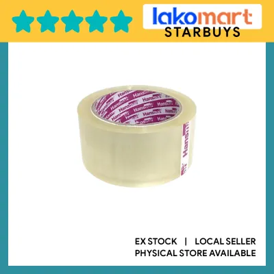 HANSMAN Clear OPP Tapes Packing Packaging Transparent Carton Box Durable Adhesive Tapes 2inch X 80YD