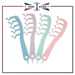 Z字分缝造型梳【随机颜色】/Z-Shaped Parting Comb【random color】