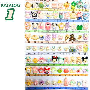 Paket Mini Bros clay  karakter Lucu per 50100 & 500 pcs