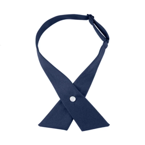 Adjustable Criss-Cross Bow Tie School Pre-tied Bowknot for Women/Girls Pre Tied Necktie Accessories Solid Color