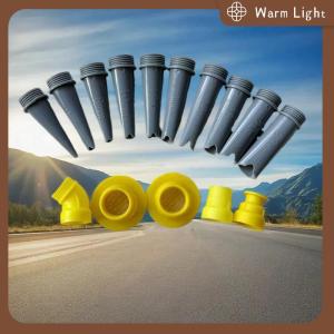 Warm Light ชุดหัวฉีดกาวปลายหัวฉีด15ชิ้นพร้อมฐานเชื่อมต่อสำหรับประตูห้องน้ำกระจกรูปตัววีหัวฉีดติดกาว