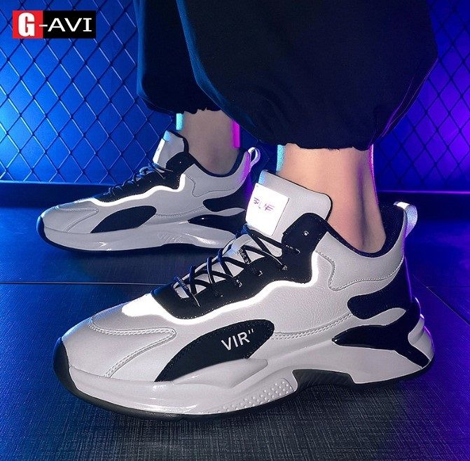 Giày thể thao nam nữ AVISHOP- K88 tăng chiều cao và phản quang dễ làm ...