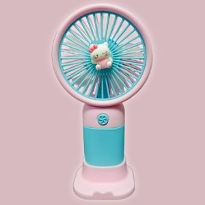 Kipas Tangan Portable Sanrio 8819 Stand Meja Isi Ulang AN