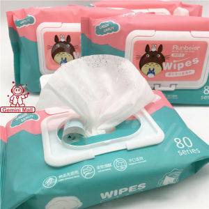 กระดาษเปียก ทิชชู่เปียก กระดาษทิชชู่เปียก ผ้าเปียก ทิชชู่เปียกเด็ก ทิชชู่เปียกสําหรับเด็ก 10 แพ็ค BABY wipes 1 ห่อมี 80 แผ่น Wet Wipe