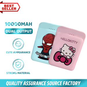 MINI POWERBANK MURAH Karakter 8.800 mAh 2 USB High Quality Smartphone Fast Charge