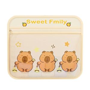 Trang trí bông vải túi treo họa tiết hoạt hình tổ chức Lưu trữ container cho đồ chơi mỹ phẩm và Essential