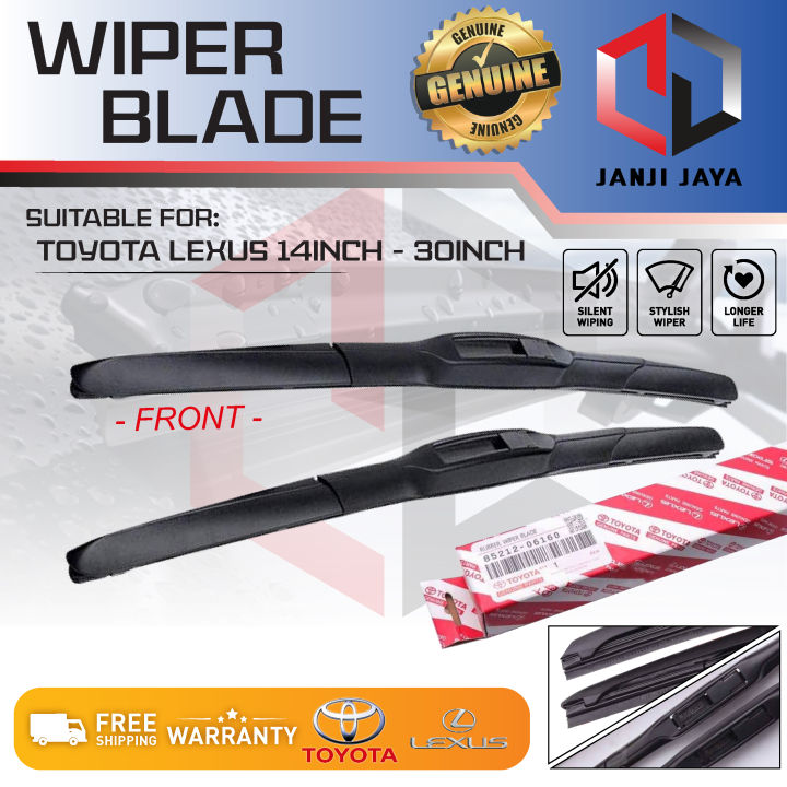 Wiper Blade Toyota Alphard Vellfire Mark X Fortuner Yaris Crown Vigo