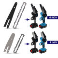 （free gift）4/6 Inch Chainsaw Accessory Set 21V RS550 Motor 3820 Brushless Motor Chainsaw battery Chainsaw Spare Chain&Guide Plate Accessories. 