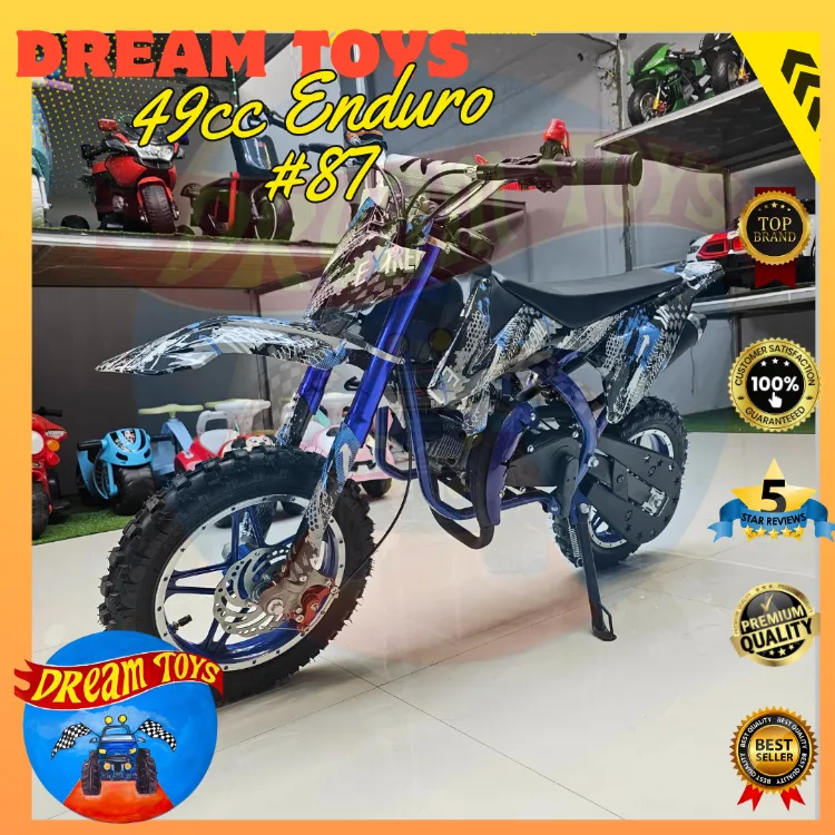 Dreamtoys KTM Enduro #87 49cc stroke Kids Dirt Bike Gasoline