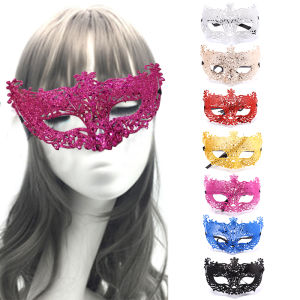 [Energetic] เวนิสเซ็กซี่ Golden Fox Mask Masquerade เครื่องแต่งกายเต้นรำหน้ากากอุปกรณ์เสริมเทศกาล