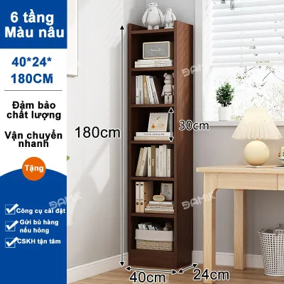 DAMIK-kệ sách gỗ đa năng phòng ngủ khách tủ khe hẹp sách