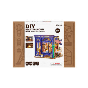 🫖 Funtory 🫖 พร้อมส่ง EN.ver บ้านตุ๊กตา DIY ประกอบเอง Leisure Time Tea Room ของเล่น ของขวัญ ของแต่งบ้าน Rolife DG171