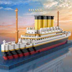 lighting versionCompatible with Lego Titanic Building Blocks Assembling Toys Puzzle Cruise Ship Gift Compatible with Titanic Ship Building Blocks Set 3D Block Boat Model DIY Bricks Kit Educational Toys for Kids Educational Gifts