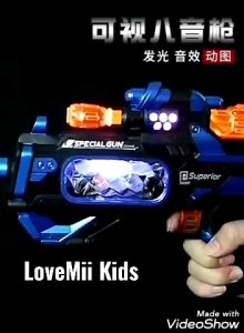 Machine Gun Kids Toys Image moving Police Army Military Birthday Present/alat mainan Kanak lelaki senapang bunyi
