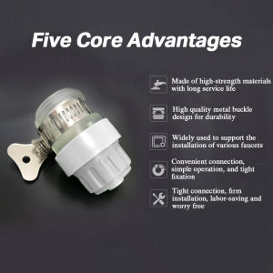 Universal Water Faucet Adapter Car Washing Water Gun Fittings Garden Water Hose Fitting Set ABS Frost-resistant Quick Tap Connector