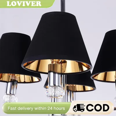 Lamp Shade Cloth Light Cover Hanging Light Accessories Decorative Chandelier Lamp Cover for Kitchen Bar Apartment Bedroom Cafe