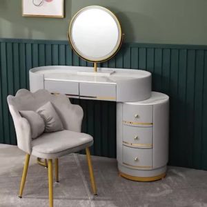 Light Luxury High-end Bedroom Dressing Table 2025 New Style Enclosure Simple Small-sized Storage Cabinet Integrated Master Bedroom Dressing Table c93c