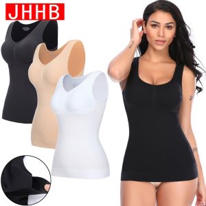 Slim Up Lift Plus Size Bra Tank Top Women Body Shaper Removable Shaper Underwear Slimming Vest Corset Shapewear