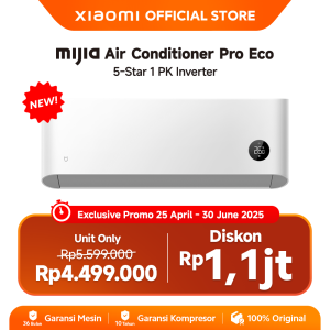[No Installation] Xiaomi Mijia AC 1 PK Low Watt pendingin ruangan Inverter Air Conditioner | Smart Control | Quick Cooling [Official Store] Pro Eco 5-Star