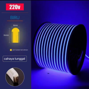 LAMPU LED NEON FLEX 50M/100M  +Free soket  SELANG 220V METERAN SIGN STRIP OUTDOOR