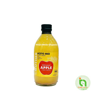 Giấm Táo Hữu Cơ Aceto Mio (có giấm cái) Organic Apple Cider Vinegar (with the Mother) 500ml 1L