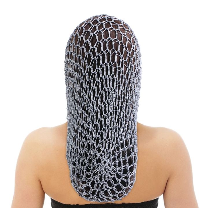 GUORE Night Cap Long Crochet Hair Snood Elastic Wig Cap Hair