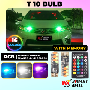 T10 LED REMOTE CONTROL Car Motor Wireless Light Bulb Headlamp HeadLight Number Plate Boot Lampu Kecik Malam Hujan Kereta Small Lamp Mentol 汽车摩托车灯泡