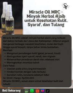 Minyak Urat MRC Oil Untuk Syaraf Kejepit Keseleo Sakit Kepala Sakit Pinggang dan Sakit Punggung