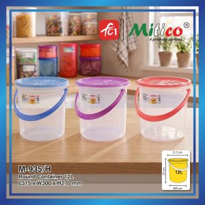 Mitico Airtight Food Storage Round Container Multi Purpose Container
