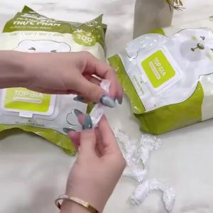 Túi 300 Túi Màng Bọc Thực Phẩm TOPGIA Rút Nhanh Tiết Kiệm An Toàn Giữ Tươi Thực Phẩm
