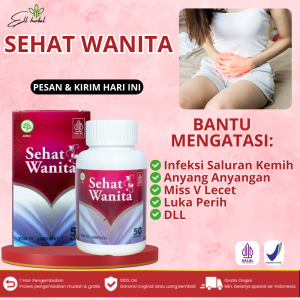 Herbal Sehat Wanita - Infeksi Saluran Kemih Anyang Anyangan Miss V Lecet Luka Perih BPOM