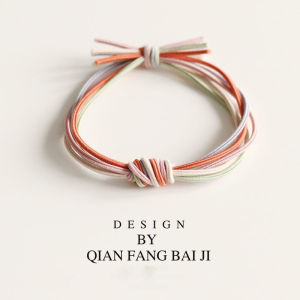 Hair Band Hair Tie 🎀 混色编织发圈 Getah Rambut Klip Rambut Korea Comel Head Band Korean Fashion Simple Daily Women Rubber Band Cute