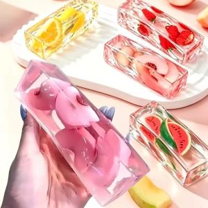 Kawaii Trái Cây Trong Suốt Đá Viên Squishy Đồ Chơi Cảm Giác Giảm Căng Thẳng Fidget Đồ Chơi Lo Âu ADHD Tự Kỷ Quà Tặng Cho Người Lớn