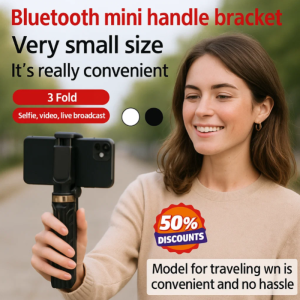 Cell Phone Holder Bluetooth Connection 360 Degree Rotation Bluetooth Self-timer Self-timer Video Calls